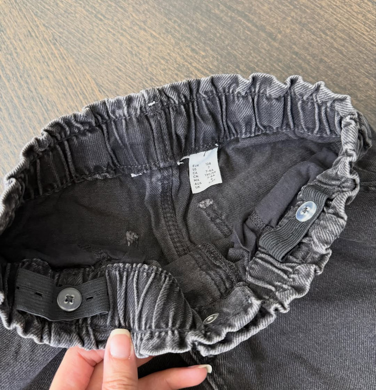شلوار جین نیم بگ برنده زارا